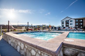 View on centennial apartments spa/hot tub